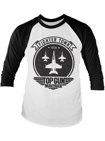 TOP GUN Longsleeve in Weiß