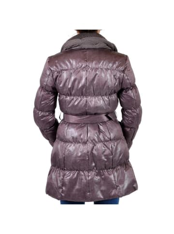Galerie Chic Lange Daunenjacke Braun