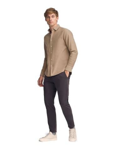 Polo Club Langarmshirt in Kamel