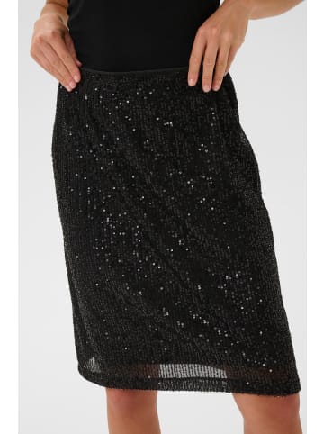 Kaffe Kurzarm-Bluse KAlila Regular fit in Black Deep CC