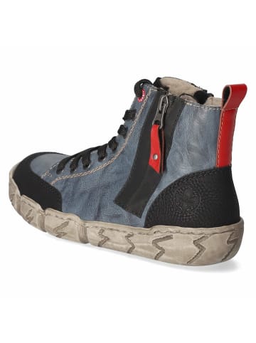 rieker Schnürstiefel in blau