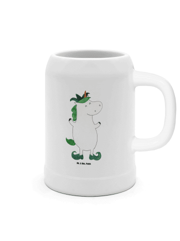 Mr. & Mrs. Panda Humpen Einhorn Joker ohne Spruch in Weiß