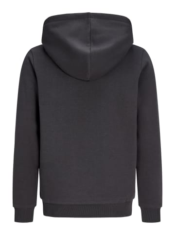 JACK & JONES Junior Hoodie Kapuzenpullover Logo-Print Jjcollegey in asphalt