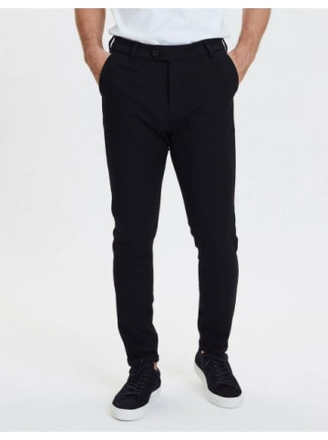 Stoffhose für Herren in marineblau