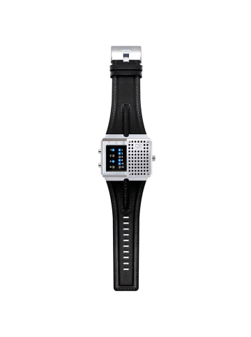 OI THE ONE Digitaluhr für Herren in Schwarz