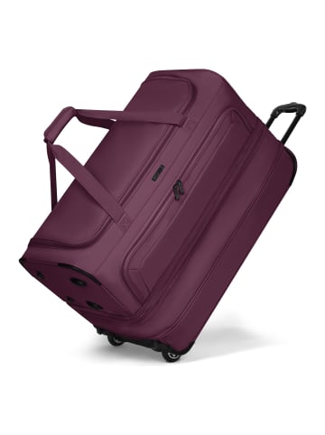 Redolz Duffle Essentials 2-Rollen Reisetasche 70 cm L mit Dehnfalte burgundy