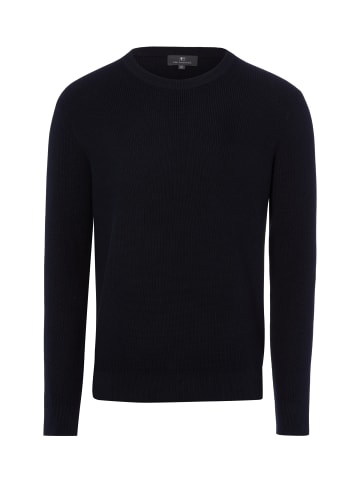Nils Sundström Strickpullover in marine - 0001