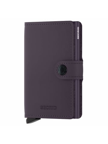 Secrid Matte Miniwallet - Geldbörse RFID 6.5 cm in dark purple
