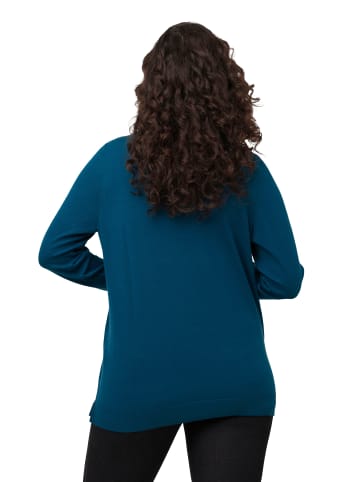 Ulla Popken Pullover in blaugrün