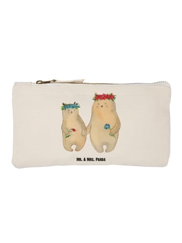 Mr. & Mrs. Panda Etui Bären mit Blumenkranz ohne Spruch in Weiß