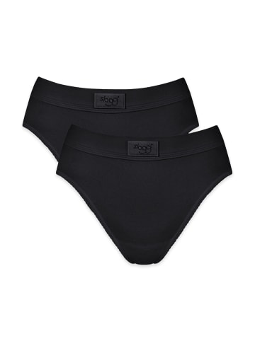 Sloggi Tai Slip Double Comfort in Schwarz