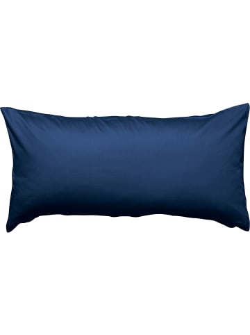 Erwin Müller Mako-Satin Kissenbezug Landshut in dunkelblau
