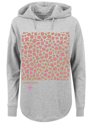 F4NT4STIC Oversized Hoodie Leo Pink in grau