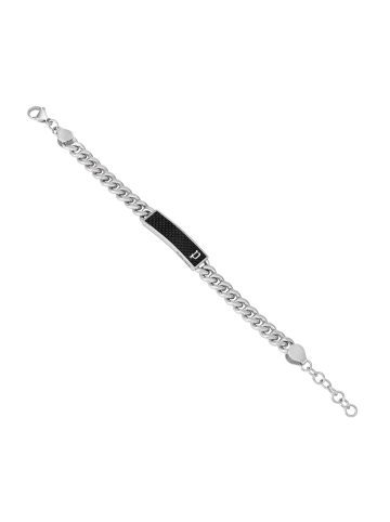 Police 3 Herren-Armband Strip II Edelstahl Silber