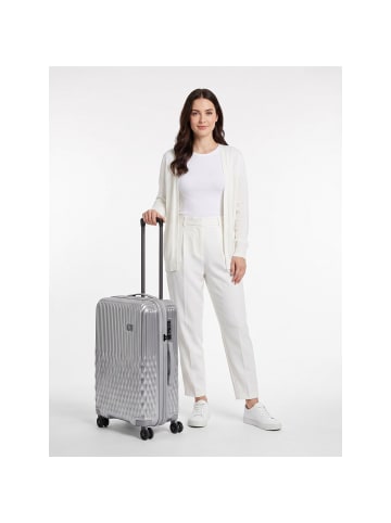 Pack Easy Flow 4 Rollen Trolley M 66 cm silver