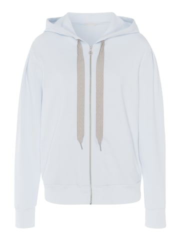 Hanro Sweatjacke Natural Living in powder blue