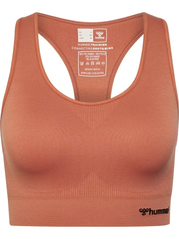 Hummel Hummel T-Shirt Hmltif Yoga Damen Dehnbarem Schnelltrocknend Nahtlosen in APRICOT BRANDY