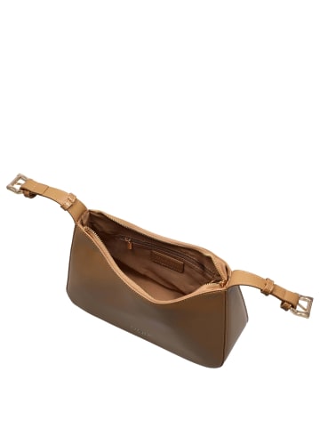 Seidenfelt Arvaja Small - Schultertasche 25 cm (black) in toffee