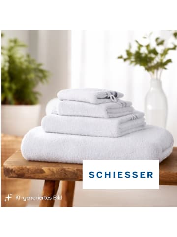 Schiesser Handtuchset Skyline Color 4-teilig in Weiß