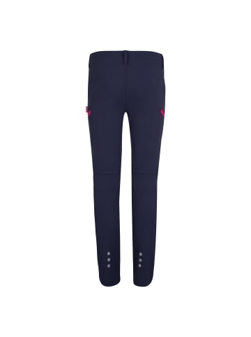 Trollkids Zipp-Off Trekkinghose Kjerag in navy/pink