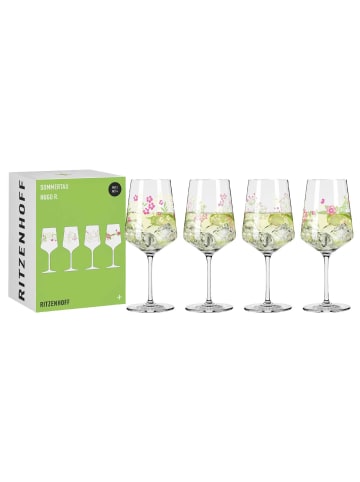 RITZENHOFF 4er Set Aperitifgläser Sommertau 544 ml in bunt