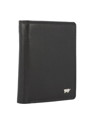 Braun Büffel Golf Edition Geldbörse Leder 9 cm in schwarz