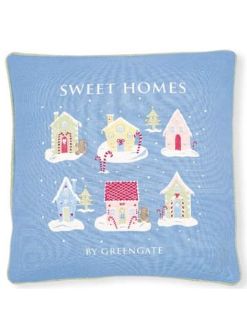 Greengate Kissen LAURA HOMES Hellblau 40x40