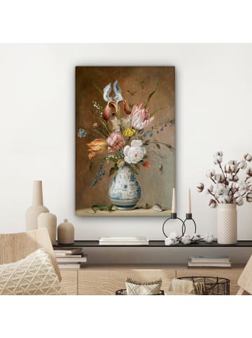 MuchoWow Leinwand bilder Blumenvase (BxH)