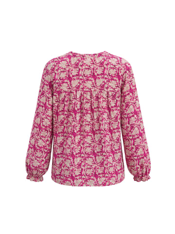 faina Women Blouse in Pink White