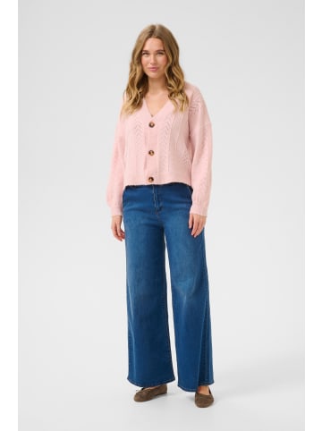 Cream Strickjacke CRHoliday Straight fit in Sepia Rose Melange