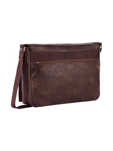Camel Active TRACES Umhängetasche mit gepolstertem Laptopfach in Braun
