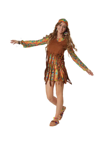 tectake Outfit im typischen Hippie-Stil, bunt