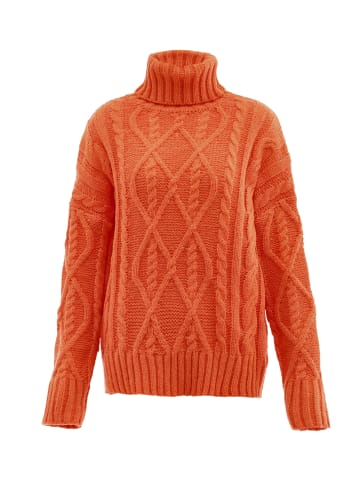 Sookie Damen Rollkragenpullover in ORANGE