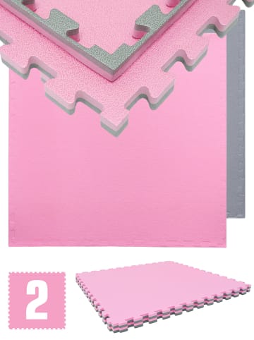 eyepower Profi Fitnessmatte Hestia 2er-Set in pink