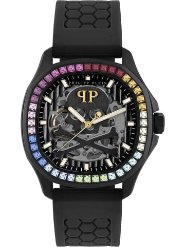 Philipp Plein Automatikuhr für Herren in schwarz