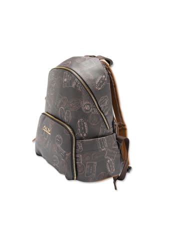 Alviero Martini Rucksack in BROWN + LEATHER