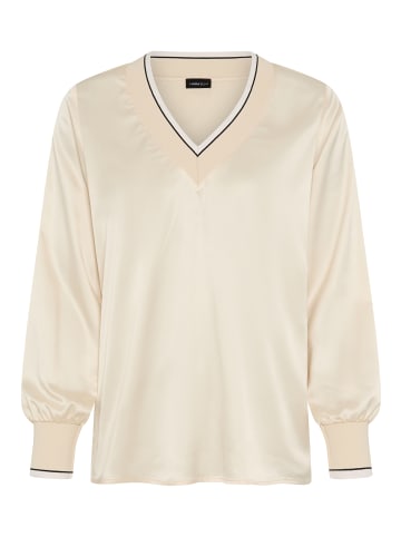 Laura Scott Satinbluse in creme