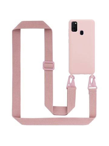 cadorabo Handykette für Samsung Galaxy M21 / M30s Hülle in LIQUID PINK