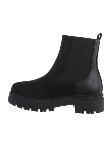 Ital-Design Stiefelette in Schwarz