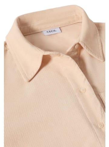 Cecil Langarmbluse in oat milk beige