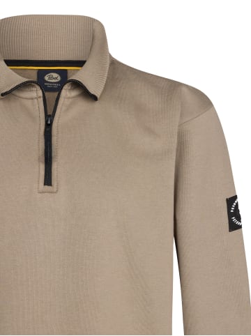Petrol Industries Halb-Zip Pullover Skagit in Braun