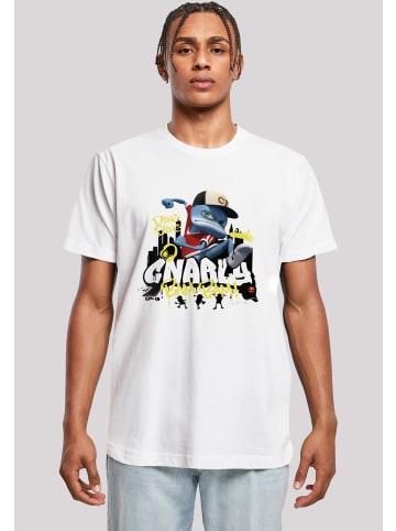 F4NT4STIC T-Shirt Crazy Frog Gnarly Bam Bam in weiß