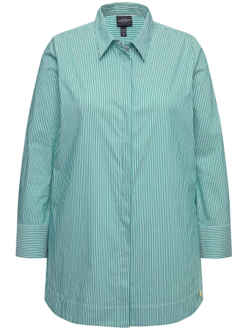 Ulla Popken Hemdbluse in tief grün
