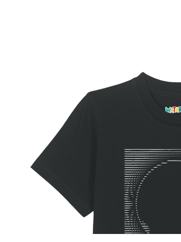 wat? Apparel T-Shirt Sonnenfinsternis in Schwarz