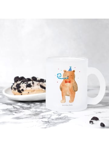 Mr. & Mrs. Panda Teetasse Bär Geburtstag ohne Spruch in Transparent