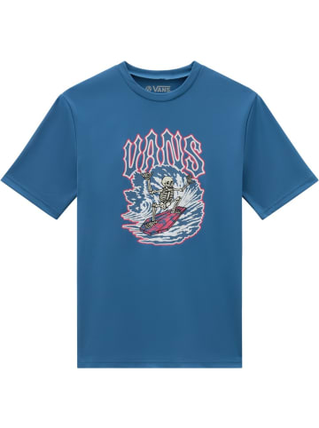 Vans Shirt "Surfin Skeleton Ss Sunshirt" in Blau