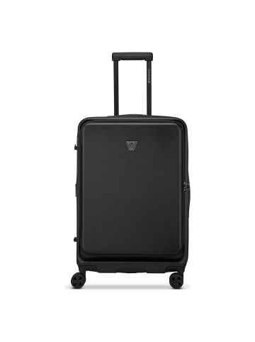 Roncato Florence 4 Rollen Trolley 67 cm mit Dehnfalte black