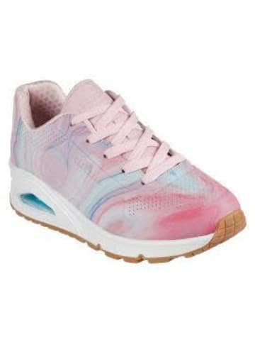 Skechers Mädchen Halbschuhe UNO GEN1 - MARBLE SWEETHEART in Rot