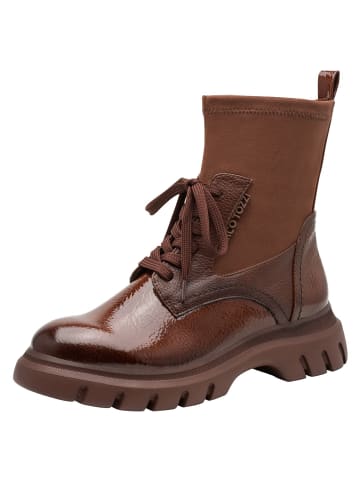 Marco Tozzi Stiefelette in COGNAC PAT.CB.