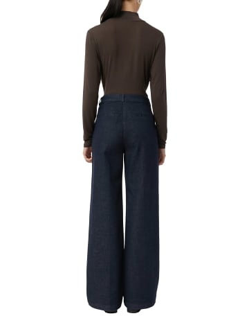 comma Langarmshirt in schoko